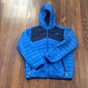boys blue northface jacket